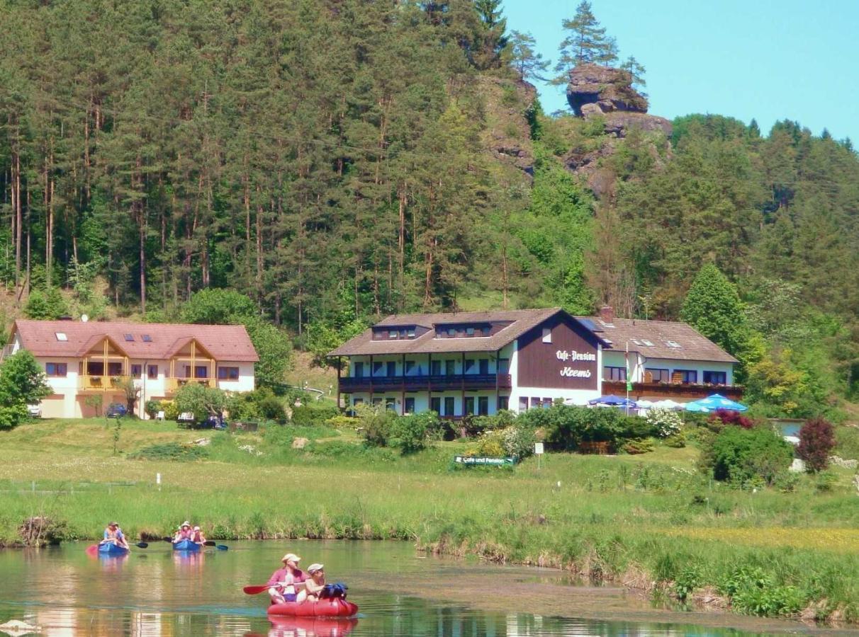 Cafe Pension Krems Waischenfeld Bagian luar foto
