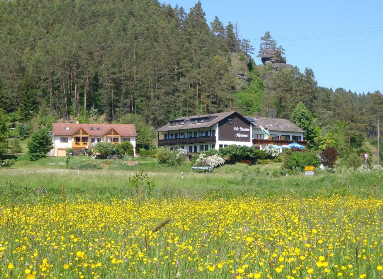Cafe Pension Krems Waischenfeld Bagian luar foto